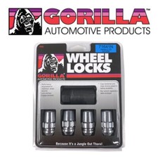Gorilla Wheel Locks Chrome 14mm X 1.50 Thread Bulge Acorn 14x1.5 Lug Nut 71641n