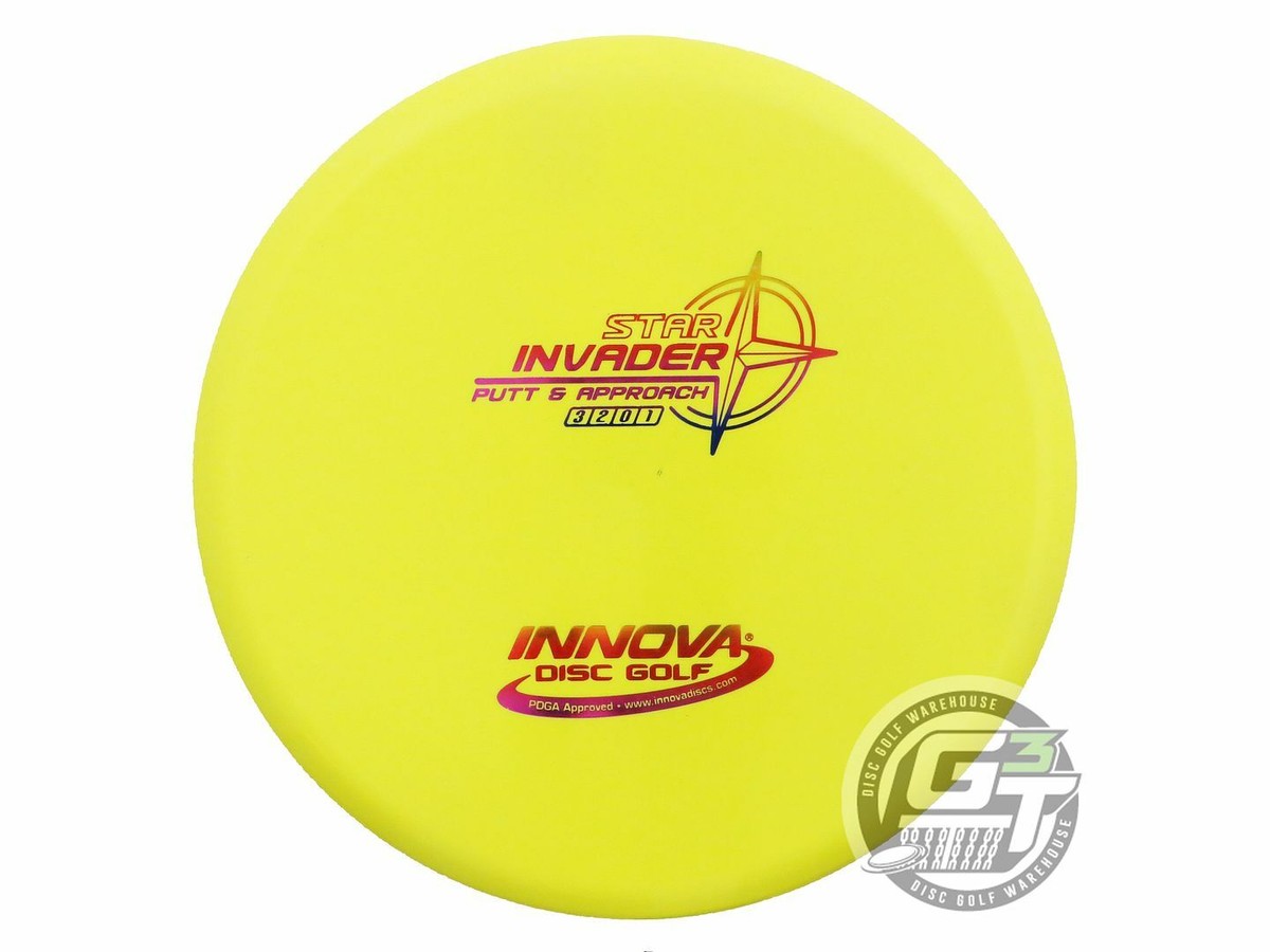 NEW Innova Star Invader 167g Yellow Sunset Foil Putter Golf Disc
