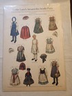 1910 Antique Lettie Lane's Around -The-World Party paper dolls, HTF German. — photo 1