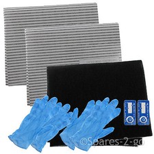 Cooker Hood Filter Kit for BEKO Extractor Kitchen Fan Vent Grease Carbon Filters