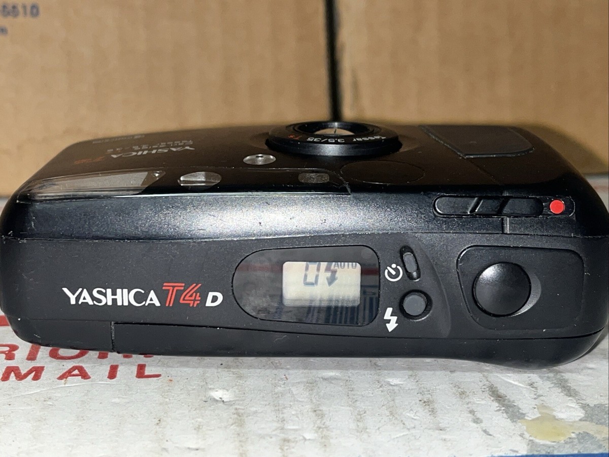 Yashica T4 35mm Point and Shoot Film Camera Carl Zeiss T Yashica T4 35mm Point and Shoot Film Camera Carl Zeiss T