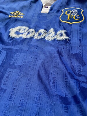 1995-97 Chelsea Home - (L.Boys) Football Shirt Vintage Rare Soccer