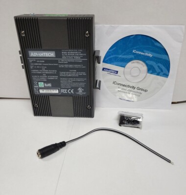 ADVANTECH EKI-2525M ETHERNET SWITCH (4) 10/100 + (1) MM SC FIBER PORT