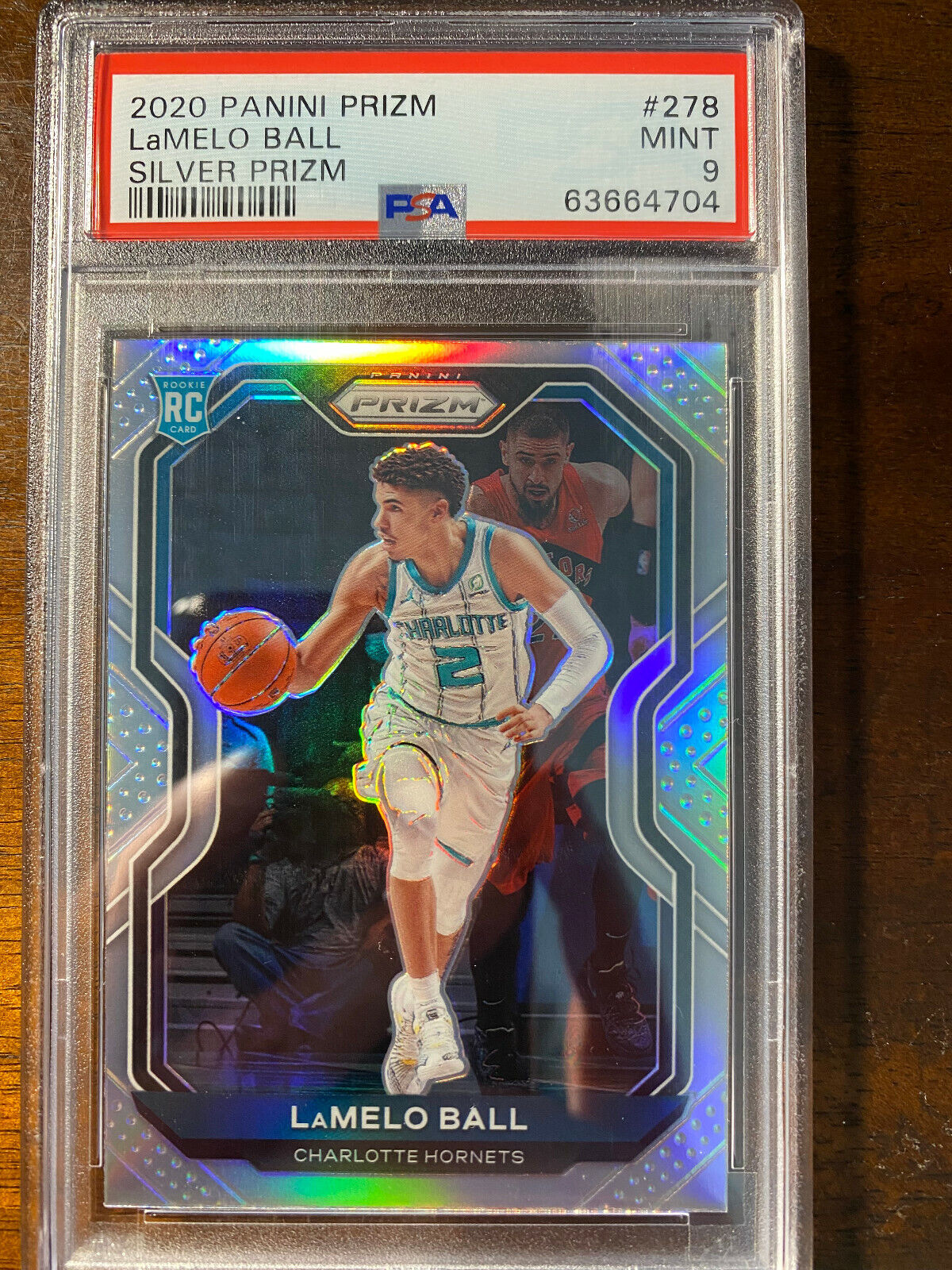 LaMelo Ball Charlotte Hornets Autographed 2020-21 Panini Prizm #278 Beckett Fanatics Witnessed Authenticated 9/10 Rookie Card - 14723400