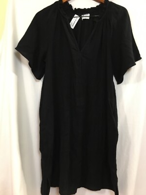 Old Navy Women's Crinkle Gauze Mini Swing Dress Black NEW size Small,  Medium | eBay