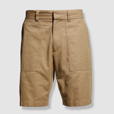 225 Vince Men's Beige Relaxed Fit Shorts Size 34