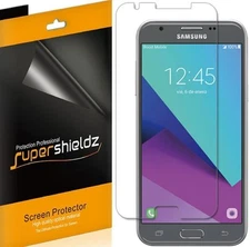 6X Supershieldz Clear Screen Protector for Samsung Galaxy J3 Prime