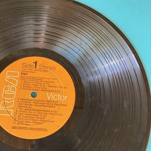 Michael Butler Presents HAIR The American Tribal Love-Rock Musical Vinyl Record - Picture 5 of 7