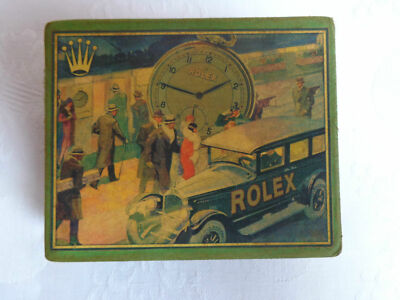 VINTAGE RARE ADVERTISING SOUVENIR CARDBOARD BOX CASE FOR POCKET WATCH  