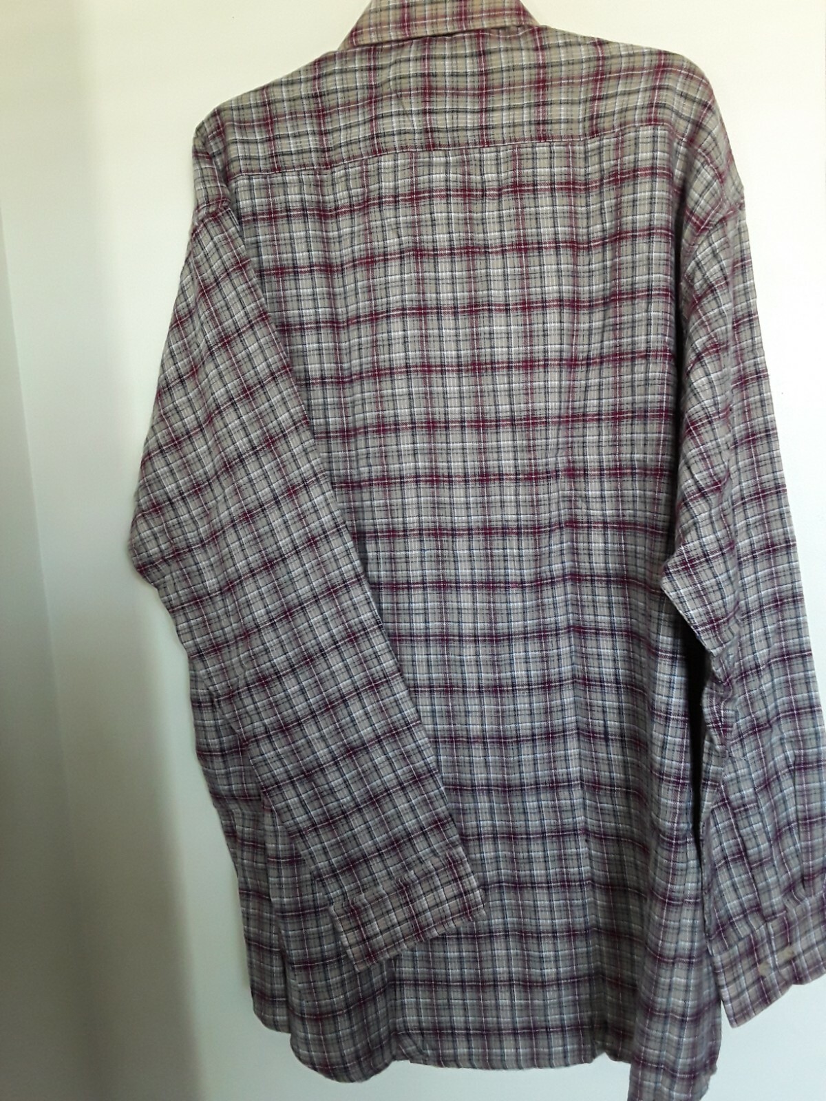 WILLIAMS BAY TRADING CO Vtg 80s 90s Plaid L/S Flannel Shirt Men's XLT NEW