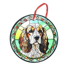 Cocker Spaniel Design Holographic Dog Ornament