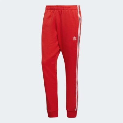 Men's adidas originals Sst Tp Sports Pants Red DV1534 Vivid Red 2 XL