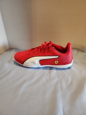 Puma Scuderia Ferrari Kart Cat III Sneakers Shoes 306219 Red/White Men's 12