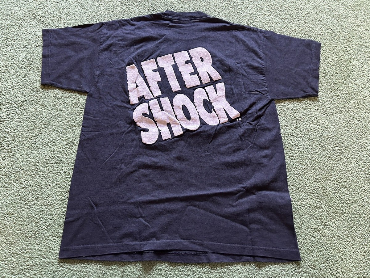 Vintage After Shock First It's Hot Then It's Cool Puffy Letters