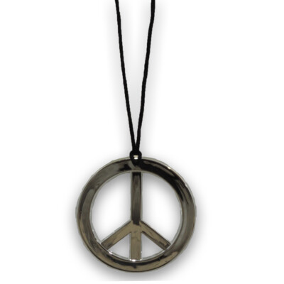 10pcs Bohemian Style Peace Symbol Pendant Necklace - a * Hippie Accessory Set from * And 70S, Suitable for * Men And Women for