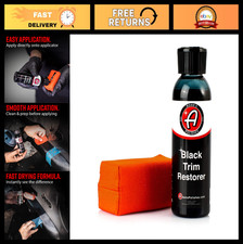 Black Trim Restorer 4 oz - Restores Plastic Trim to Rich Black Color, Long-Lasti