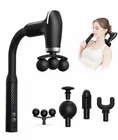 3 Head Massage Gun with Extension Handle, 12MM Massage Gun Deep Tissue, Back