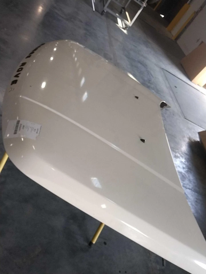 2008 Land Rover Range Rover Sport White Hood Panel OEM Used BKA790050 - Изображение 2 из 4