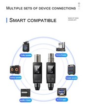 VK 38 UHF Wireless Microphone Converter XLR Transmitter And Receiver For — image 5