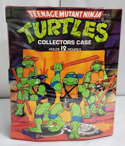 D-348 VINTAGE 1988 PLAYMATE TOYS TEENAGE MUTANT NINJA TURTLES COLLECTORS CASE!