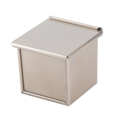Brot Box Mold Golden Carbon Steel Non Stick Ribbed Design Laib Pan Mit