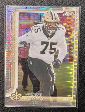 2025 Topps Chrome - TALIESE FUAGA Pulsar Refractor #219 New Orleans Saints