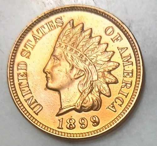 1899 Indian Head Penny Choice Gem BU++ RD