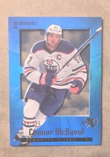 Connor McDavid 2023-24 Skybox E-X 2000 Blue Credentials /299