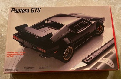 New RARE Testors DeTomaso Pantera GTS 1/24 Scale Model Kit Complete