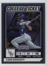 2022 Panini Elite Extra Edition College Tickets Optic Cade Doughty #CTO-29 rj2