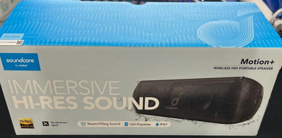 Anker Soundcore Motion+ Bluetooth Speaker 30W aptX IPX7 Hi-Res Sound Japan New