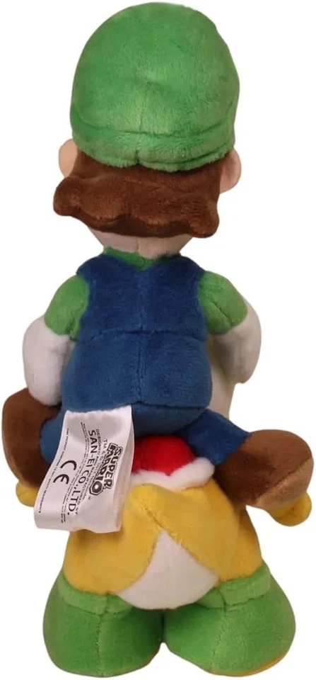 Nintendo Luigi reitet Yoshi Stofftier Plüschfigur 22cm Neu & OVP Merchandise  - Bild 4 von 4