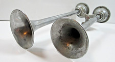 Vintage Grover Ih International Double Trumpet Air Horn Chrome Semi Truck Usa Vintage Grover Ih International Double Trumpet Air Horn Chrome Semi Truck Usa