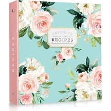 Recipe Binder with Protective Sleeves – Keep Your Family Recipes Safe