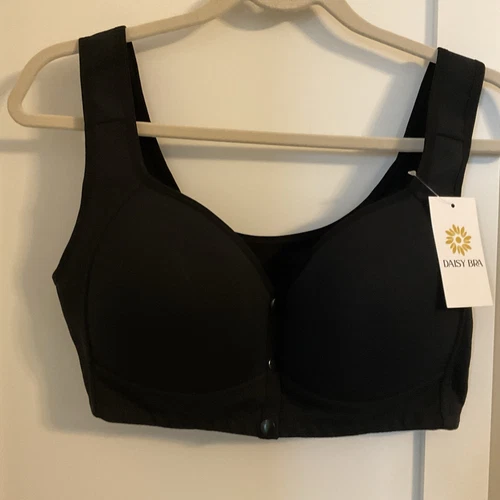 Front Button Bras for Older Women ComfortConvenient Front Snaps Daisy Bra 2XL - Picture 3 of 6