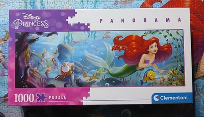 Clementoni 1000pc Disney Princess: The Little Mermaid Panorama Jigsaw Puzzle HTF