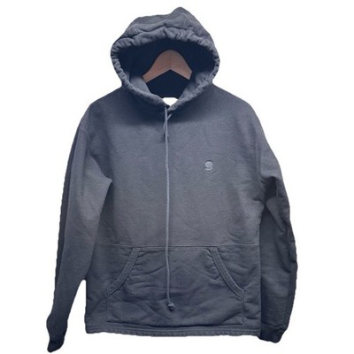 Yellow The Label Hoodie Mens Small Black Relaxed Fit Cotton Logo Pullover Canada