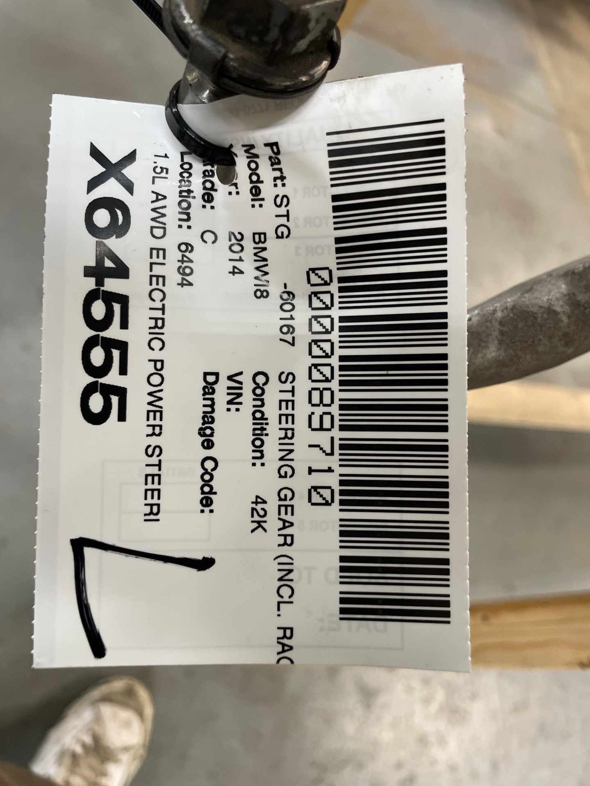BMW i8 2014-2019 Steering rack