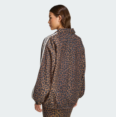 Adidas Originals Leopard Firebird Oversized Tracktop For Women