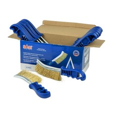 SALI Heavy Duty Wire Brushes for Cleaning Rust Removal Brass Brush Tool 11" L...