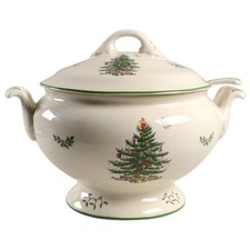 Spode Christmas Tree 75th Anniversary Tureen  Lid w/Ladle 10102325