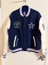 Medium - Dallas Cowboys Ultra Game Varsity Jacket Embroidered NWT NFL Football
