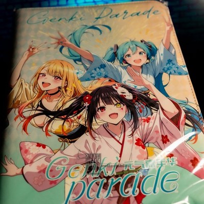 Genki Parade 3 Premium Padded 3x3 Standard Card Binder Redemption Goddess Story