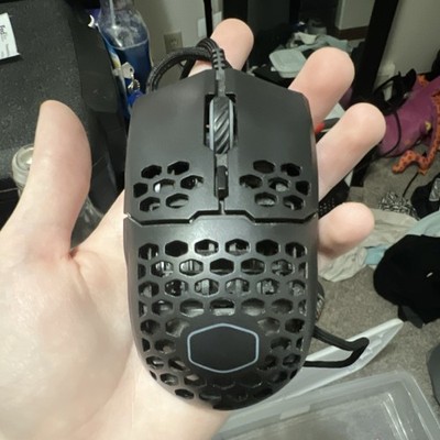 Cooler Master MM711 Wired Gaming Mouse, Ergonomic, Adjustable DPI, Black
