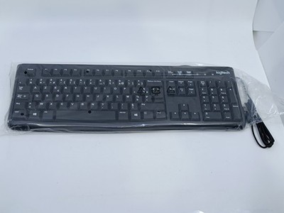 Logitech K120 USB Tastatur AZERTY Französisch Schwarz Neu_0.64_6