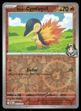 Ethan's Cyndaquil 032/182 Reverse Holo Destined Rivals Pokemon TCG trading card