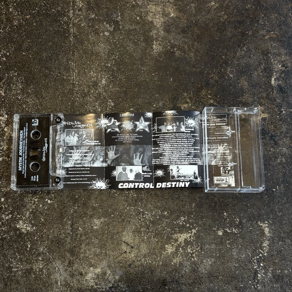 MYSTIK JOURNEYMEN - WORLDWIDE UNDERGROUND (CASSETTE TAPE) 1998 RARE!! ORO2000 - Image 3 of 4
