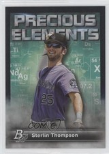 2023 Bowman Platinum Precious Elements Sterlin Thompson #PE-19 3d2