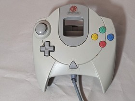 Sega Dreamcast Controller w/ VMU Memory Card WORKS / NEEDS BATTERY