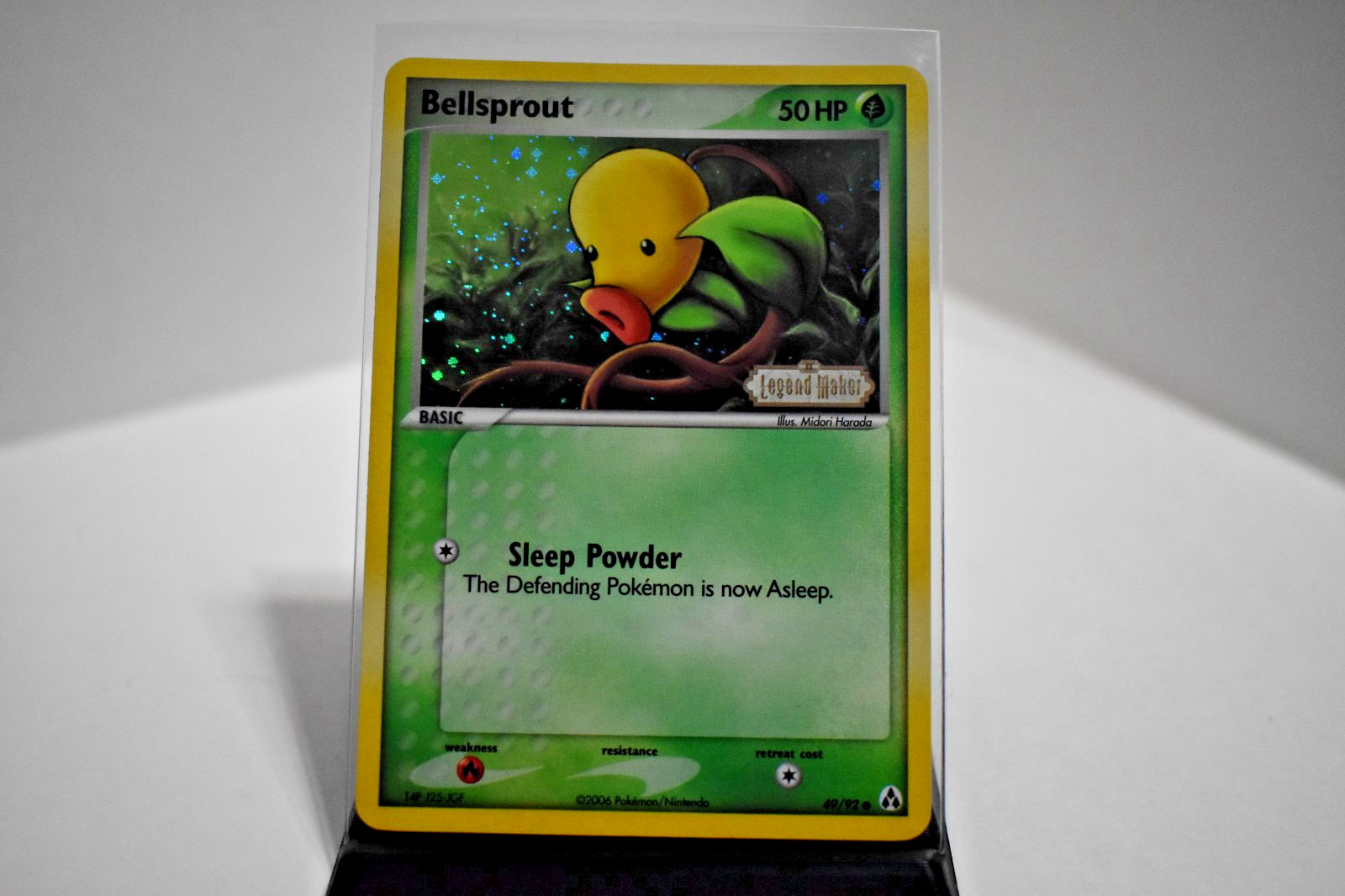 Pokemon TCG - Bellsprout 49/92 Legend Maker Reverse Holo - NM